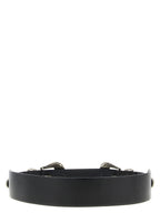 Golden Goose Black Cowhide Regular Belt