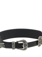 Golden Goose Black Cowhide Regular Belt