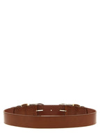 PINKO Brown Lamb Leather Regular Belt