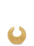 Jil Sander Gold Brass Earrings