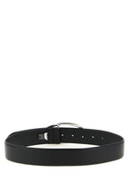 Diesel Black Leather Regular Belt
