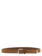 Brunello Cucinelli Brown Bull Skin Regular Belt