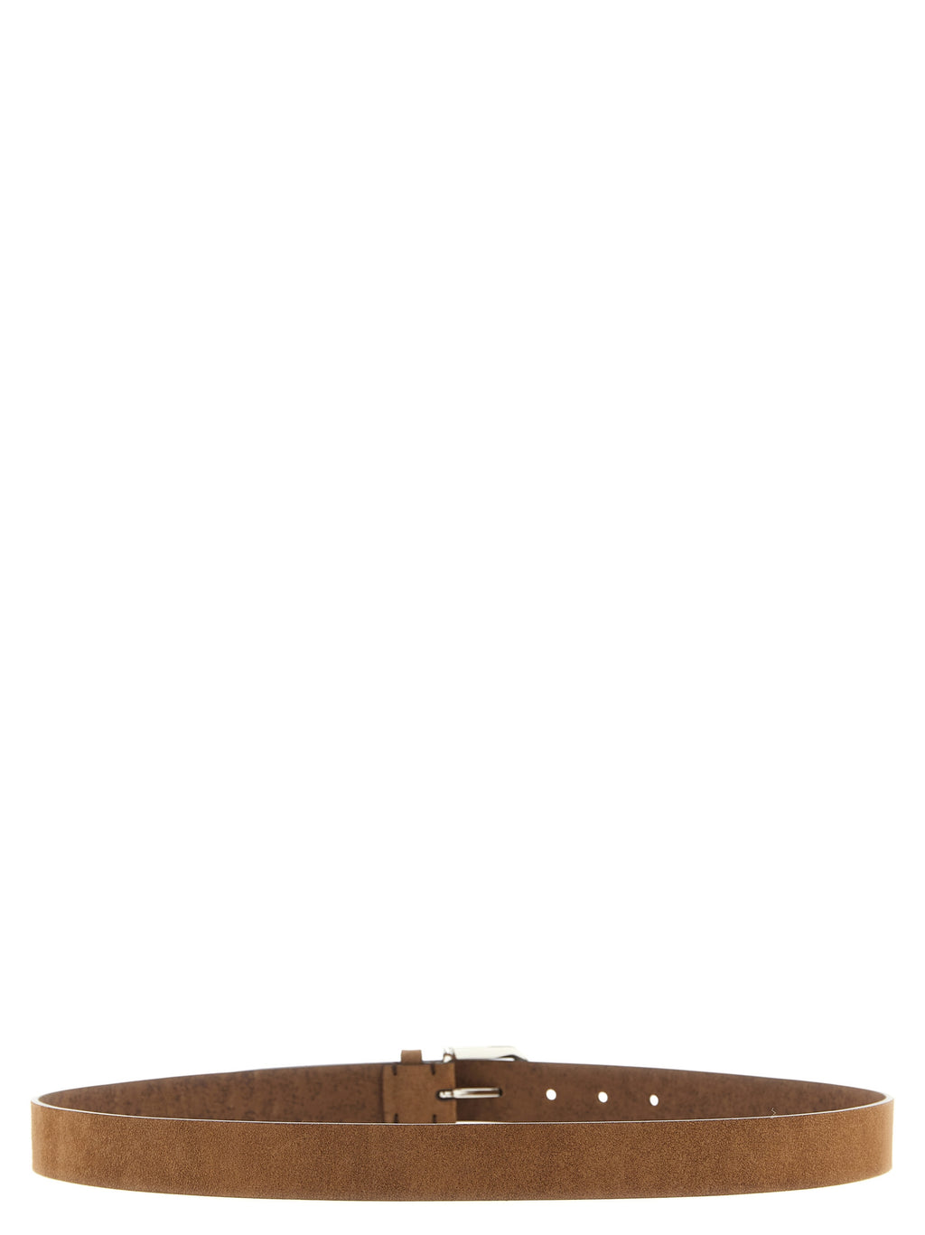 Brunello Cucinelli Brown Bull Skin Regular Belt