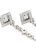 Alessandra Rich Silver Plastic Earrings