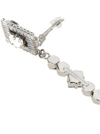 Alessandra Rich Silver Plastic Earrings