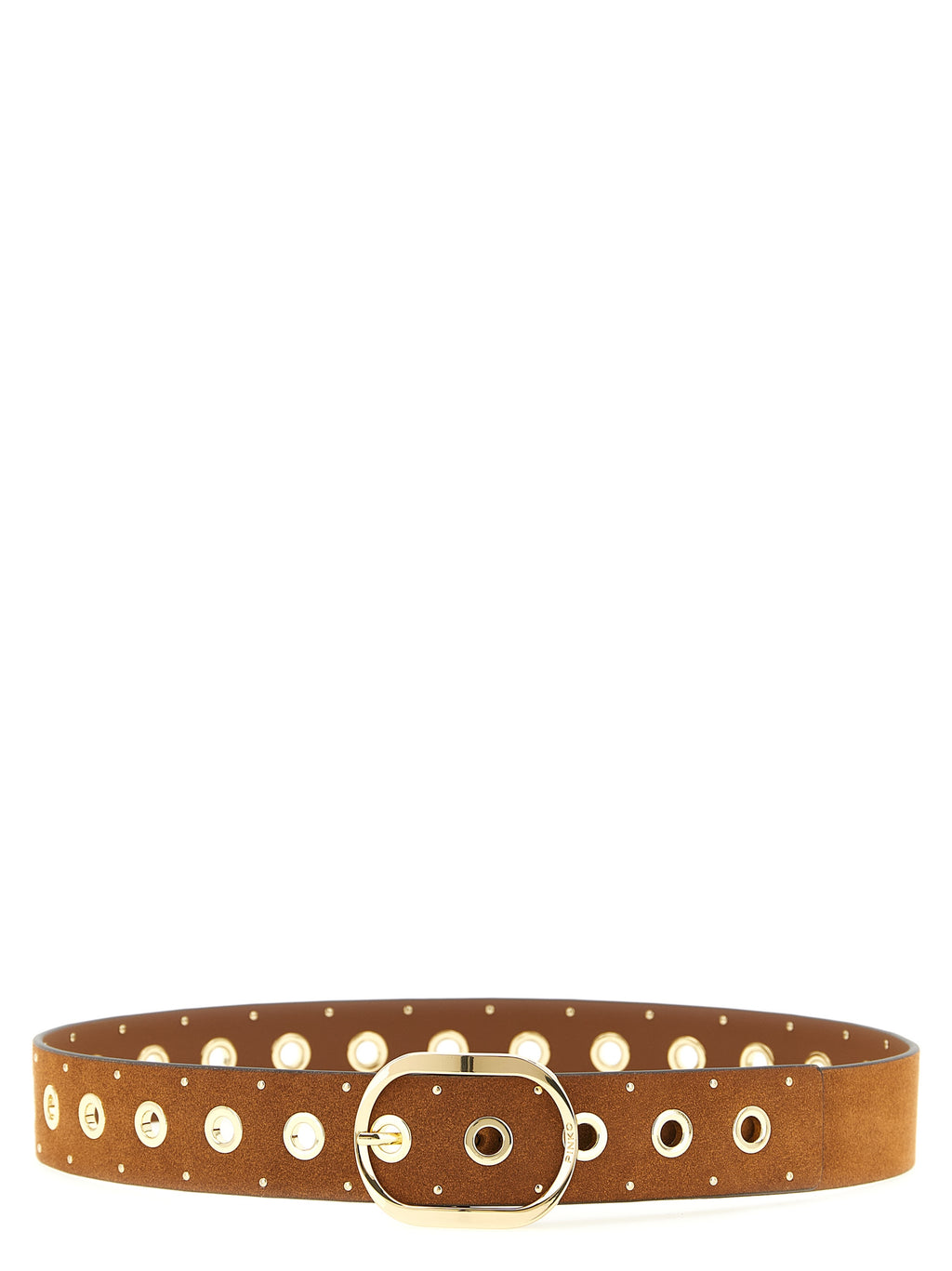 PINKO Brown Lamb Leather Regular Belt
