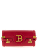 Balmain Fuchsia Calfskin Clutch Bag