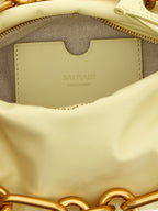 Balmain Bicolor Calfskin Handbag