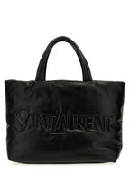 Saint Laurent Black Lamb Leather Tote Bag