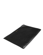 Dolce & Gabbana Black #DGFamily Embellished Leather Clutch Borse Bag