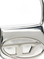 Diesel Silver Cowhide Shoulder Bag