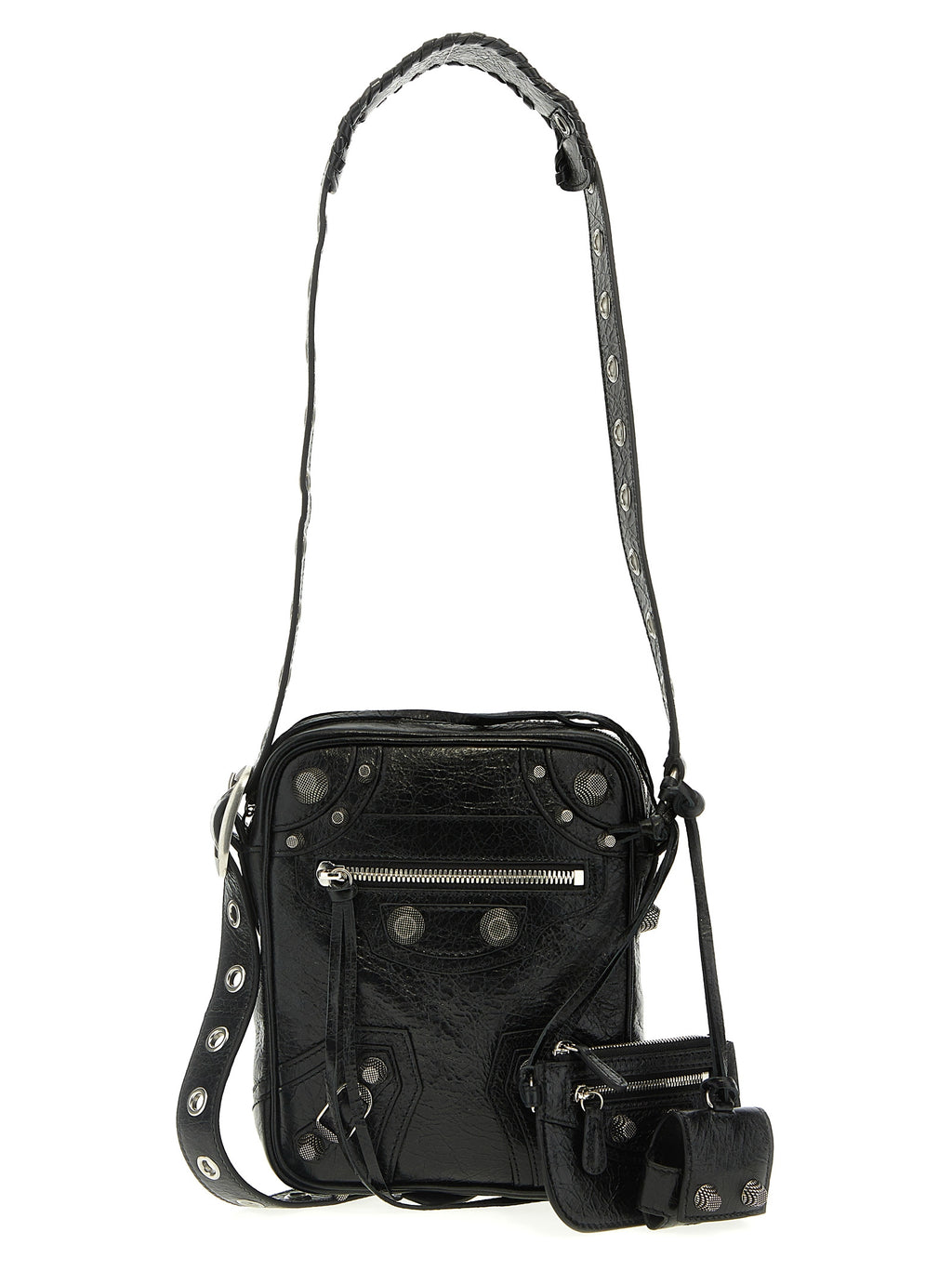 Balenciaga Black Lamb Leather Crossbody Bag