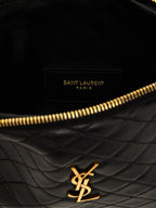 Saint Laurent Black Lamb Leather Crossbody Bag