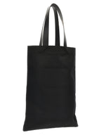 Jil Sander Black Cotton Tote Bag