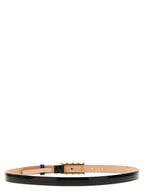 Khaite Black Calfskin Regular Belt