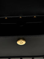 Balmain Black Calfskin Handbag