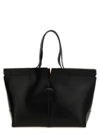 Tod's Black Calfskin Tote Bag
