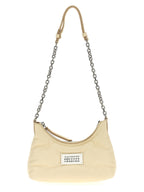 Maison Margiela White Lamb Leather Shoulder Bag
