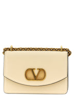 Valentino Garavani White Calfskin Shoulder Bag