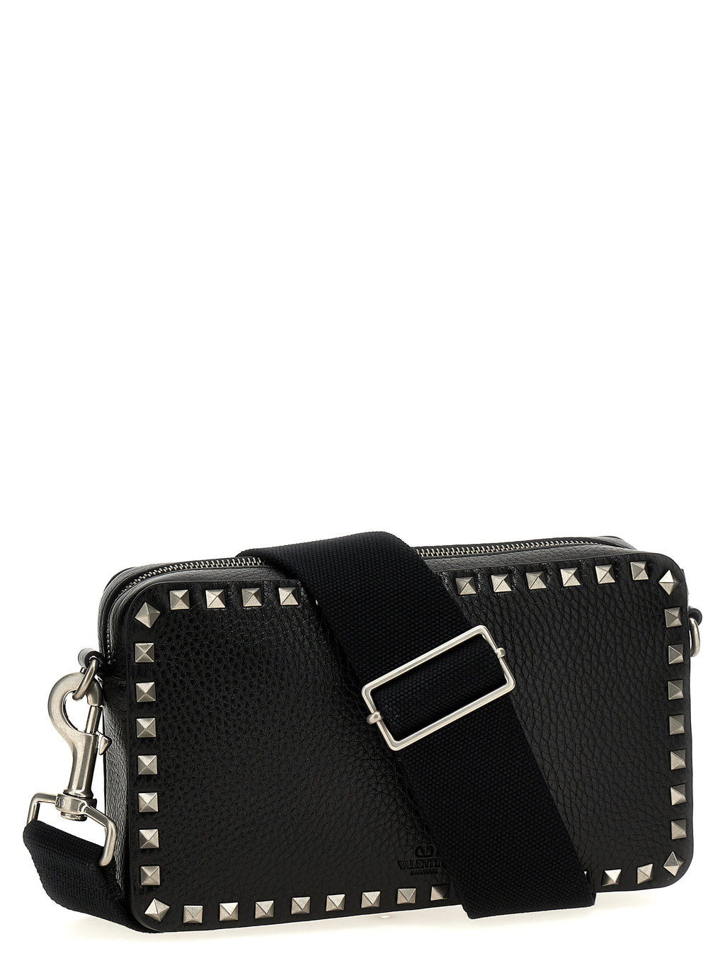 Valentino Garavani Black Calfskin Crossbody Bag