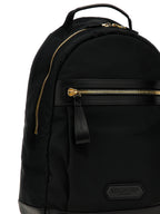Tom Ford Black Polyester Backpack