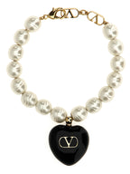 Valentino Garavani Black Brass Bracelet