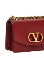 Valentino Garavani Red Calfskin Shoulder Bag