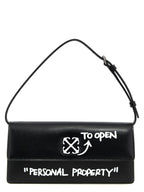 Off-White Bicolor Calfskin Shoulder Bag