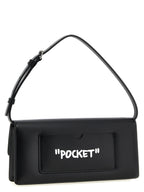 Off-White Bicolor Calfskin Shoulder Bag