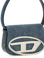Diesel Blue Cotton Shoulder Bag