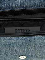 Diesel Blue Cotton Shoulder Bag