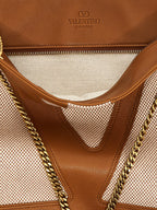 Valentino Garavani Beige Cotton Tote Bag