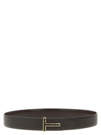 Tom Ford Brown Calfskin Belt
