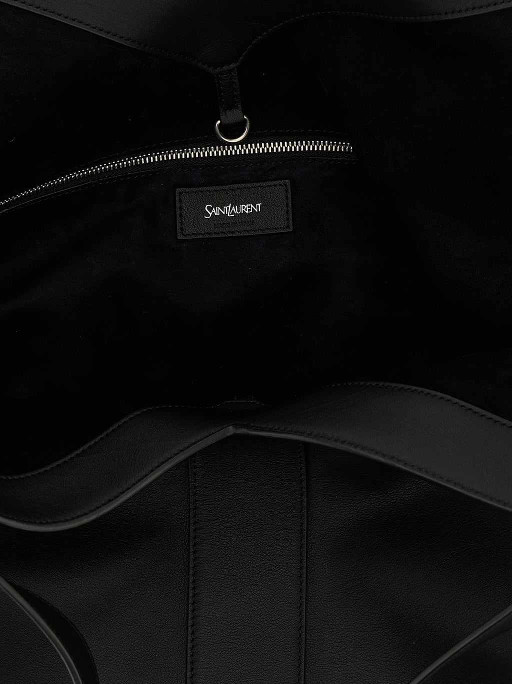Saint Laurent Black Calfskin Tote Bag
