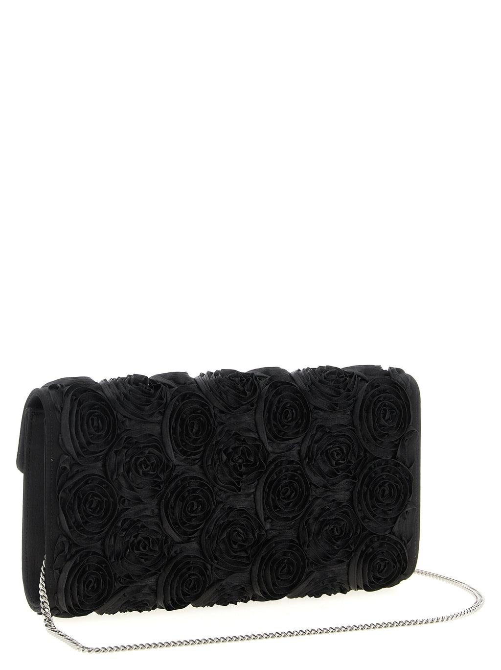 Roger Vivier Black Viscose Clutch Bag