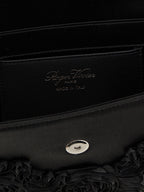 Roger Vivier Black Viscose Clutch Bag