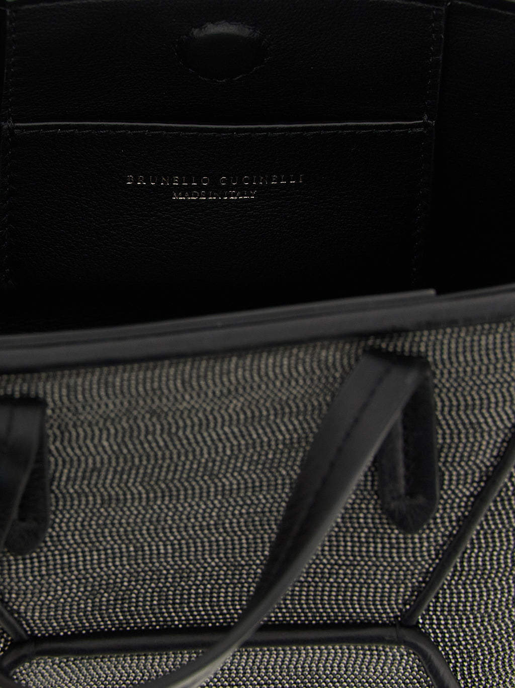 Brunello Cucinelli Black Brass Handbag