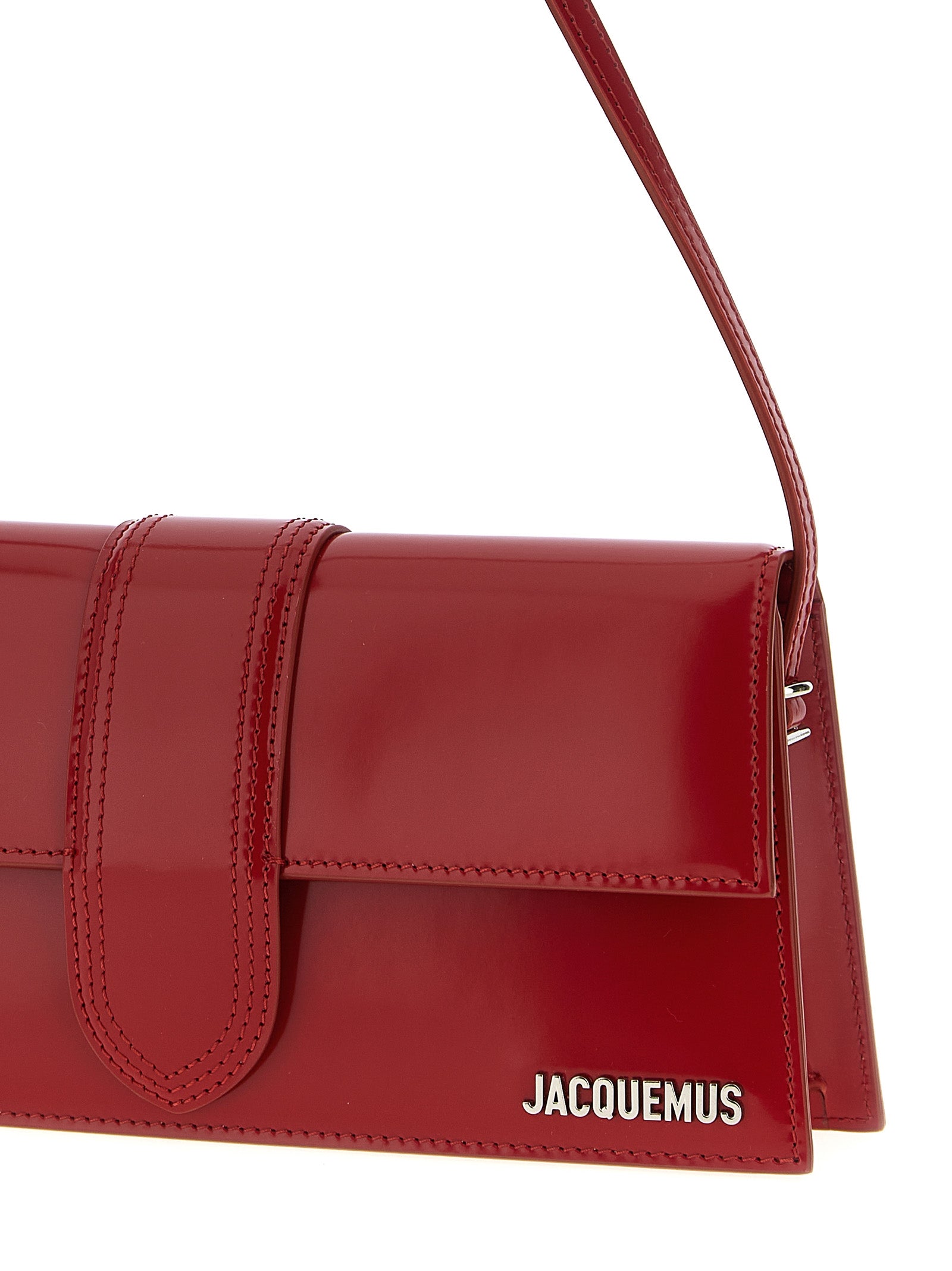 Jacquemus Red Calfskin Shoulder Bag