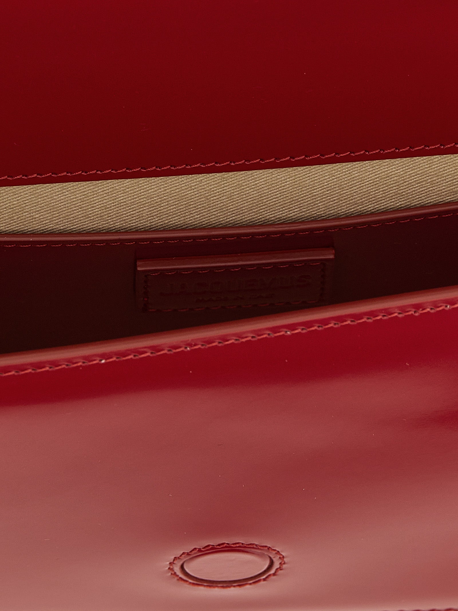 Jacquemus Red Calfskin Shoulder Bag