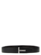 Tom Ford Brown Calfskin Belt