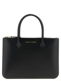 Comme Des Garçons Black Cowhide Handbag