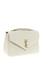 Saint Laurent Beige Lamb Leather Shoulder Bag