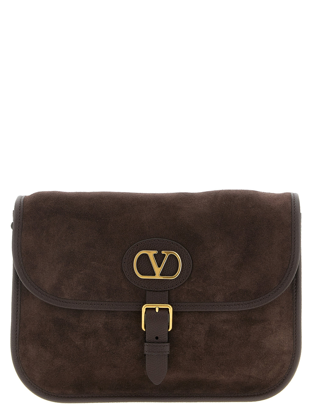 Valentino Garavani Brown Cowhide Crossbody Bag