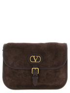 Valentino Garavani Brown Cowhide Crossbody Bag