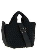 NAGHEDI Black Neoprene Tote Bag