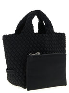 NAGHEDI Black Neoprene Tote Bag