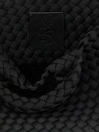 NAGHEDI Black Neoprene Tote Bag