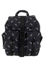 Ganni Black Polyester Backpack
