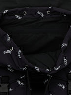 Ganni Black Polyester Backpack