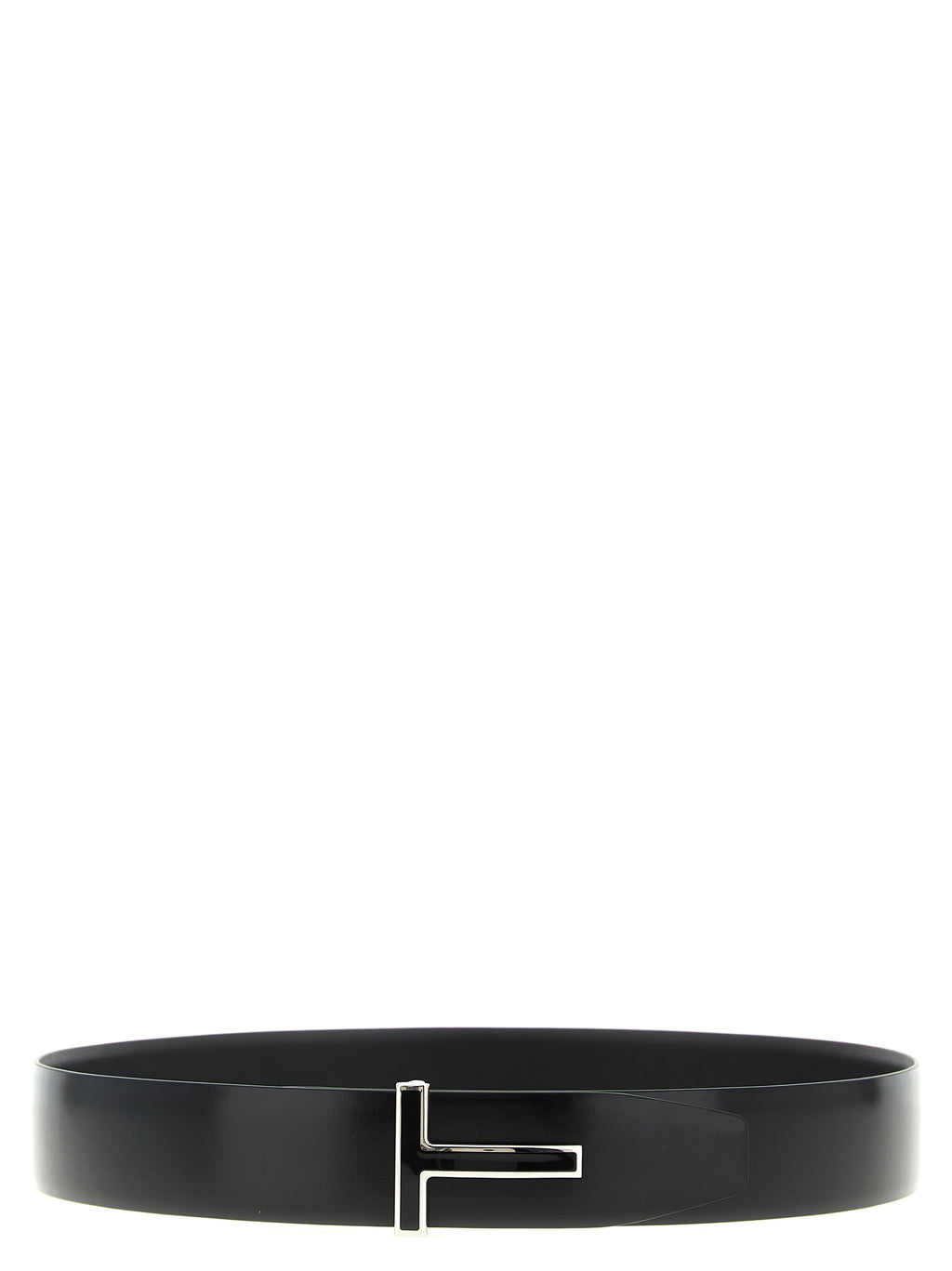 Tom Ford Black Calfskin Regular Belt